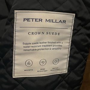 Peter Millar Crown Suede Bomber Jacket NWT